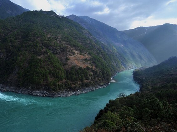 Nujiang dam.