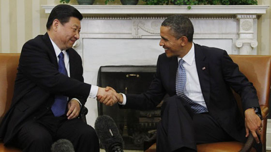 Xi Jinping and Obama